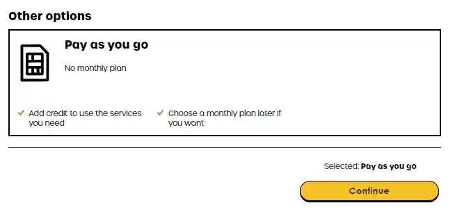 英国手机号giffgaff的申请、激活过程 - 7 giffgaff pay as you go